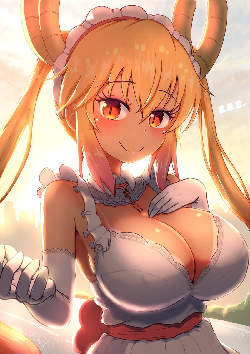 tohru (kobayashi-san chi no maidragon) drawn by reiwa_rerere