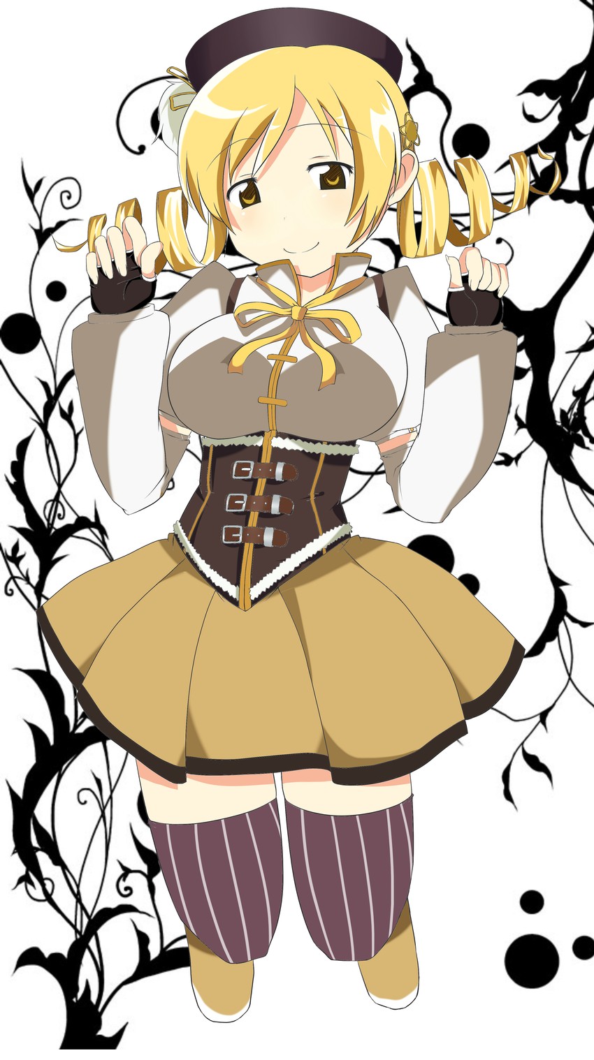 tomoe mami (mahou shoujo madoka magica) drawn by ruruan_(piitan)