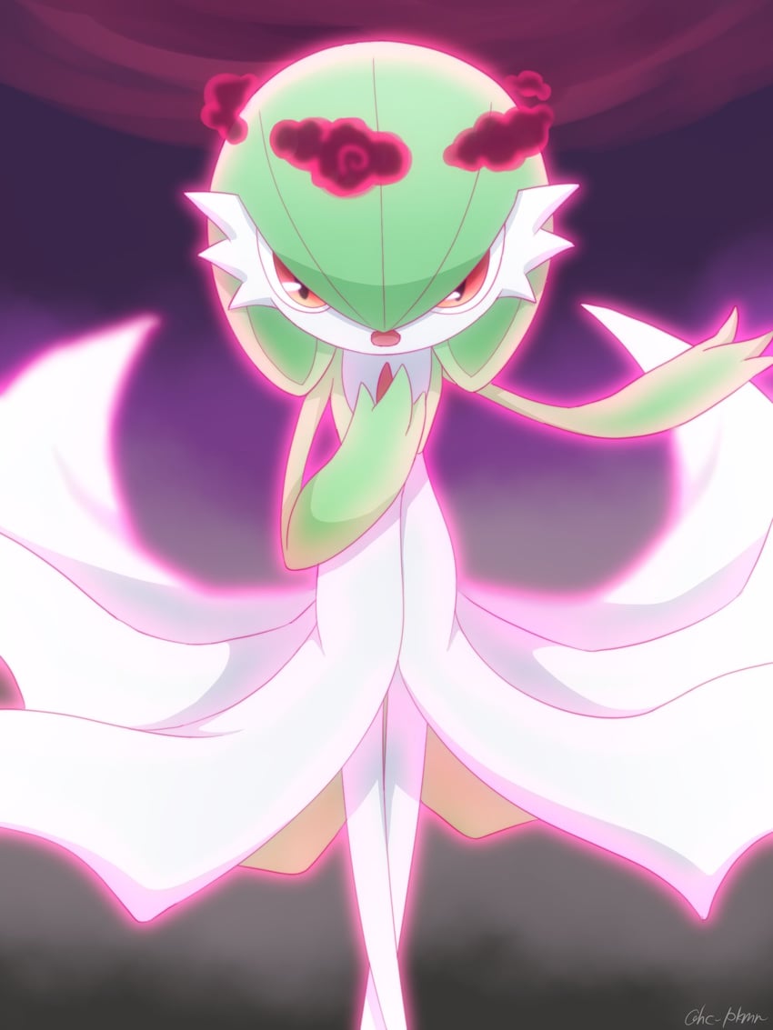 gardevoir (pokemon and 1 more) drawn by monaka_(hc_pkmn)