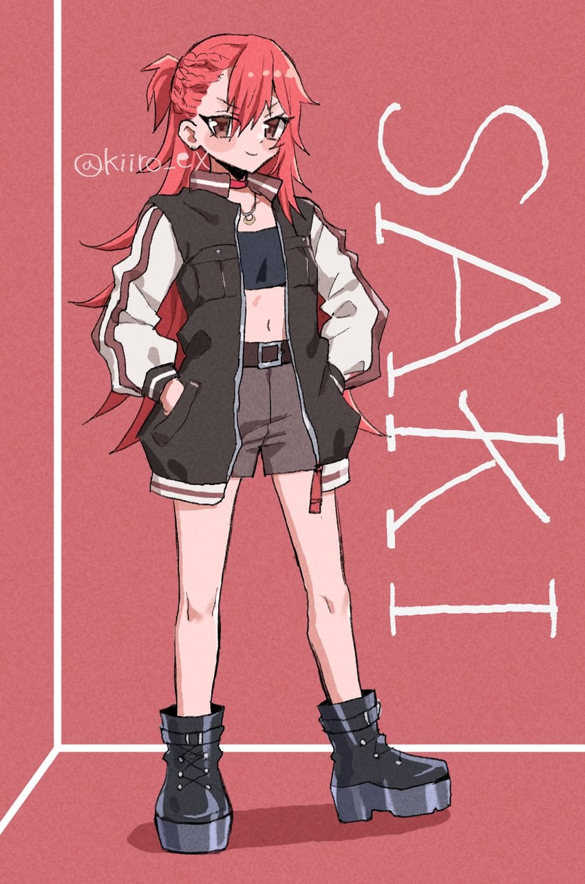 tomogara saki (kimi no koto ga dai dai dai dai daisuki na 100-nin no kanojo) drawn by hiiro_(kiiro_ex)