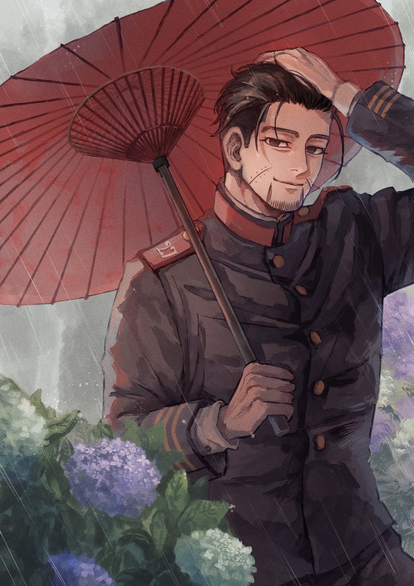 ogata hyakunosuke (golden kamuy) drawn by hinori_(hinorinr)