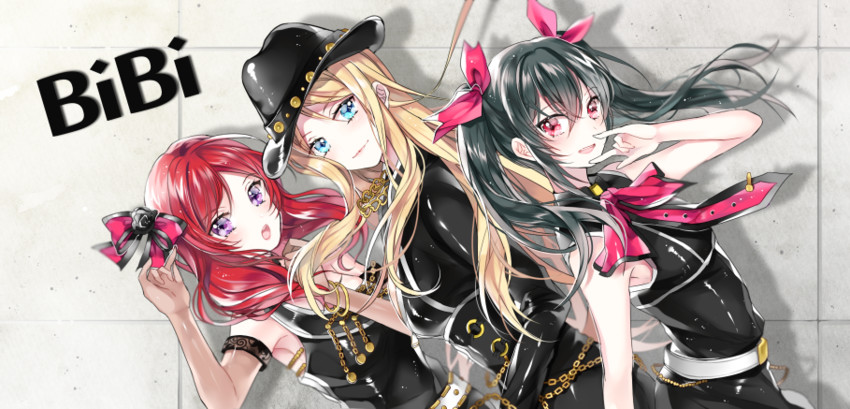 nishikino maki, yazawa nico, and ayase eli (love live! and 1 more) drawn by nennen