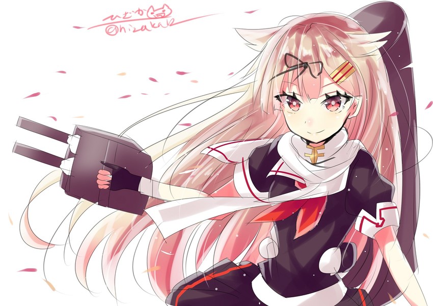 yuudachi and yuudachi kai ni (kantai collection) drawn by hizaka