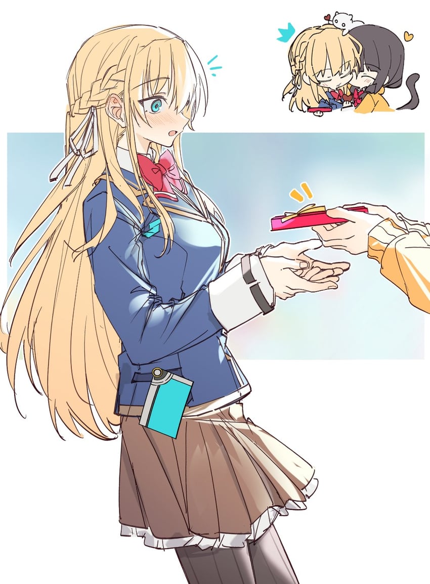 asakura karen and toujou tsukasa (heaven burns red) drawn by wuubaiwan