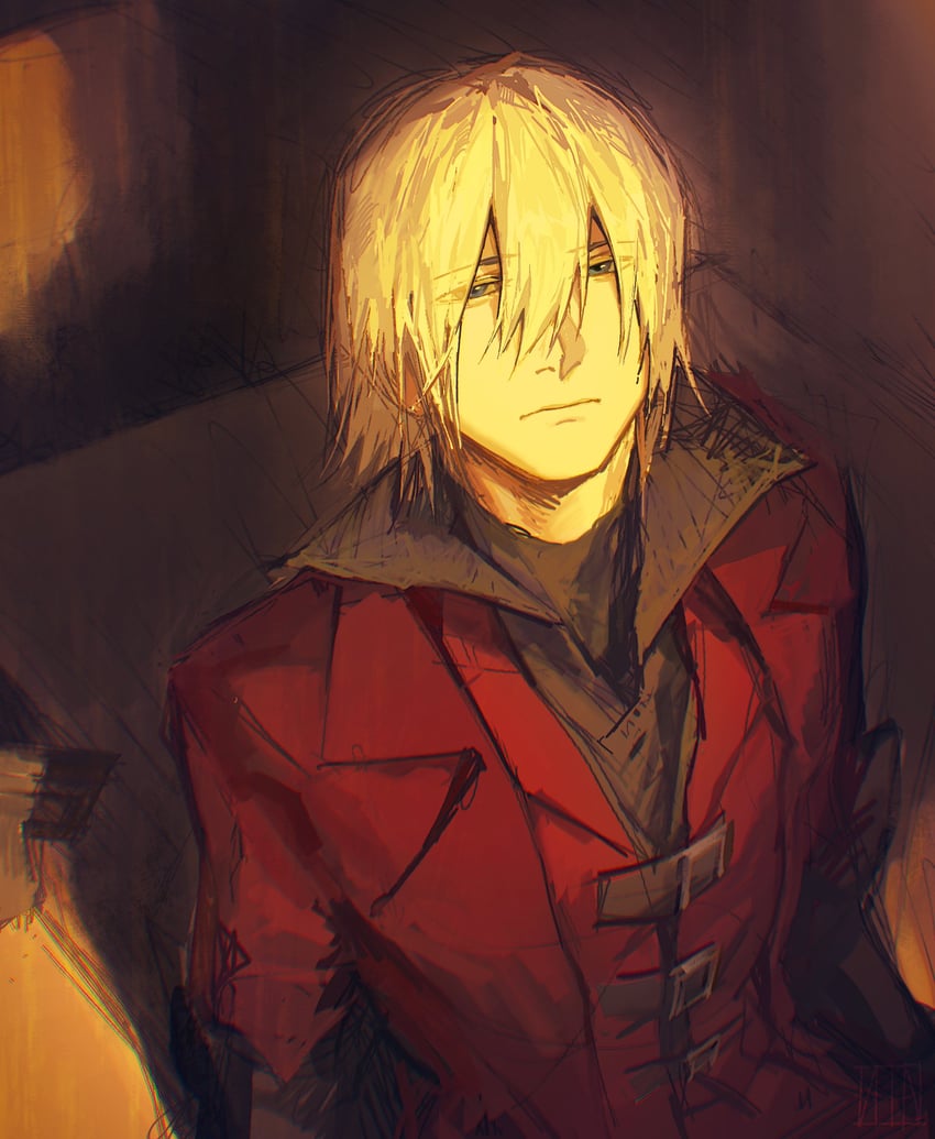 dante (devil may cry and 1 more) drawn by zmlskr