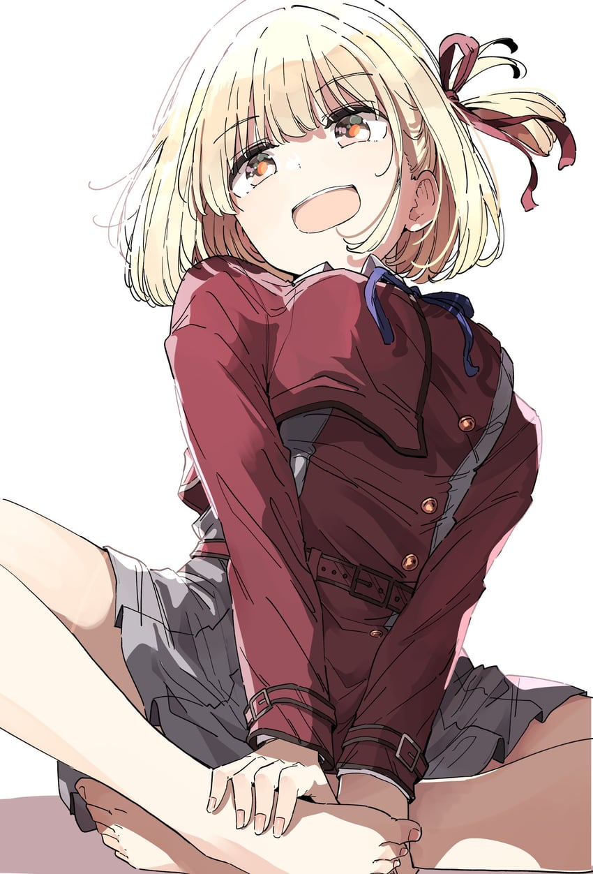 nishikigi chisato (lycoris recoil) drawn by nyoijizai