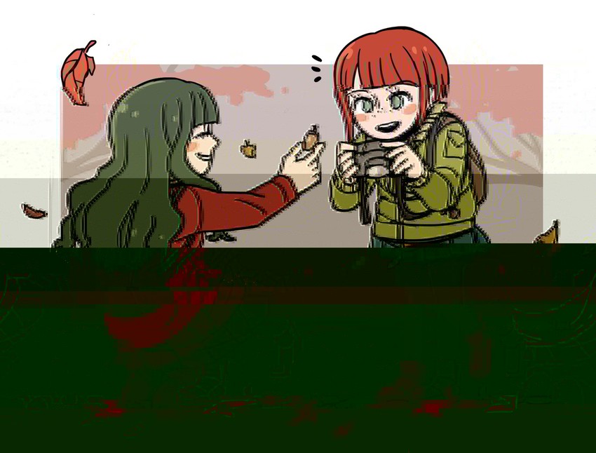 koizumi mahiru and satou (danganronpa and 1 more) drawn by blanko!