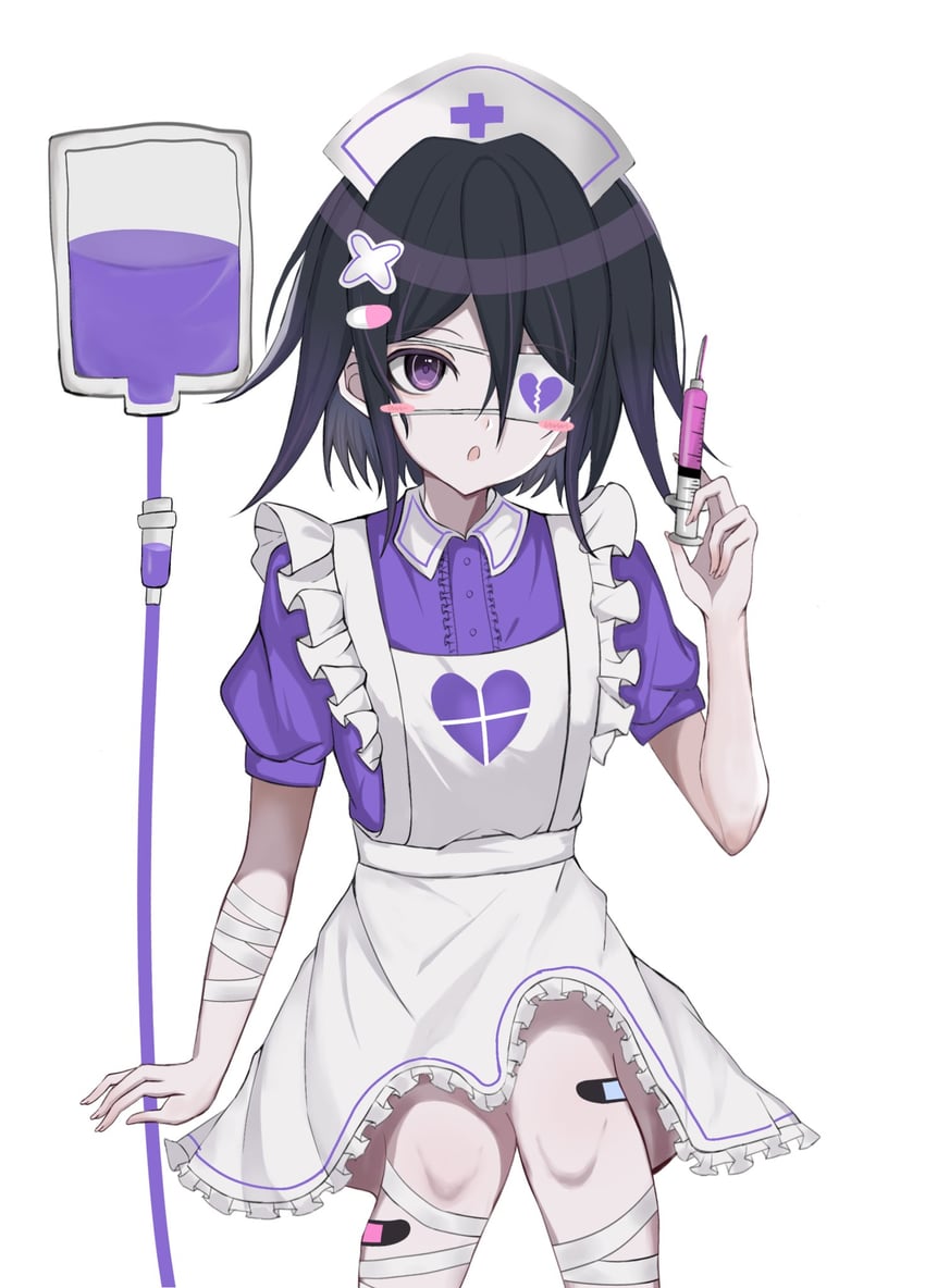 oma kokichi (danganronpa and 1 more) drawn by ika_ringu