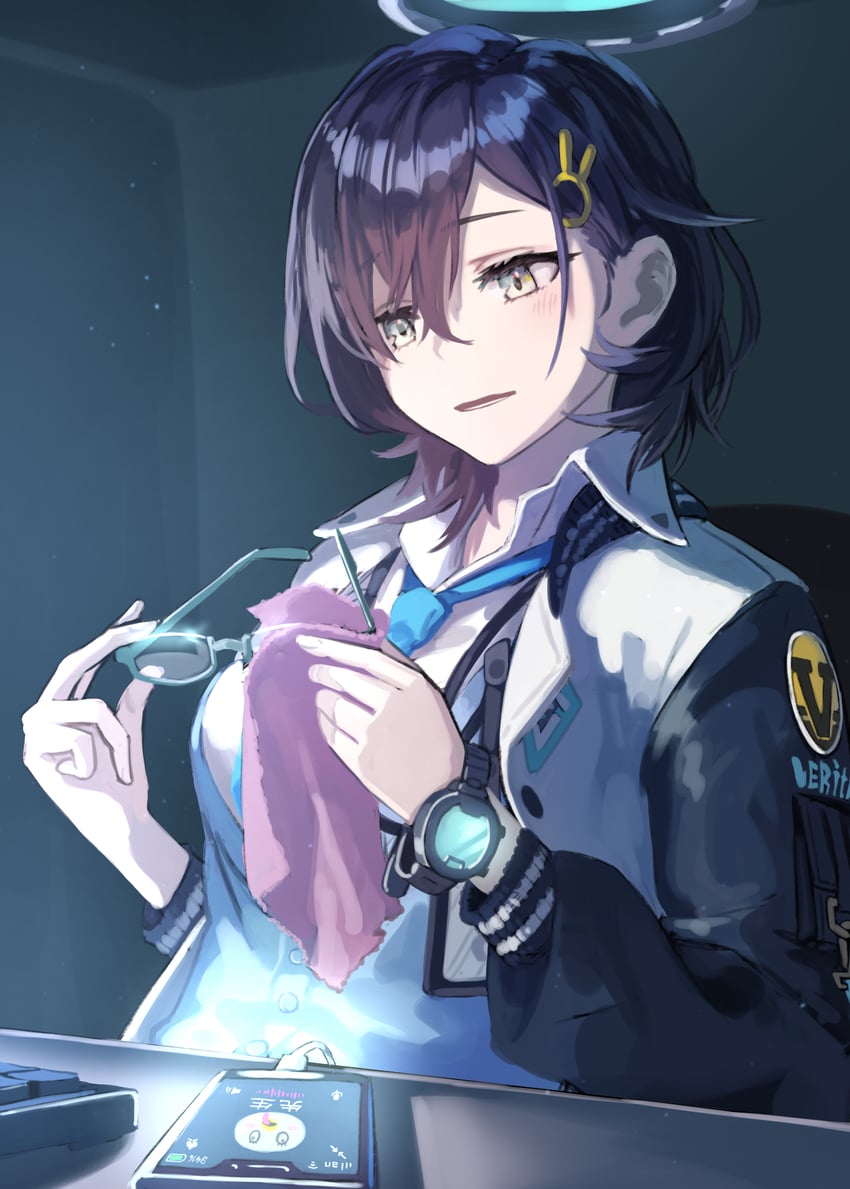 peroro and chihiro (blue archive) drawn by kuro_shiraga