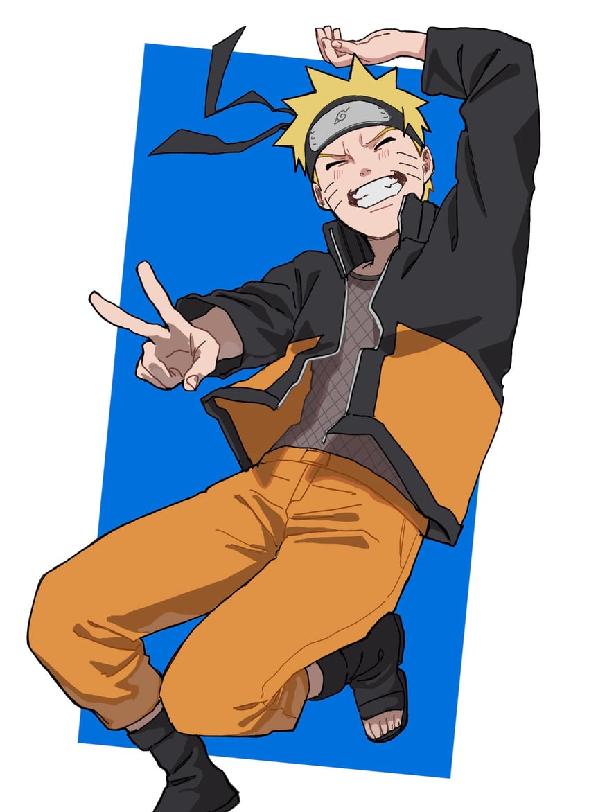 uzumaki naruto (naruto and 1 more) drawn by pnpk_1013
