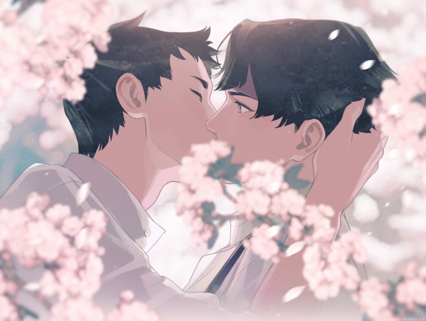 ryunosuke naruhodo and kazuma asogi (ace attorney and 1 more) drawn by kune_akiro
