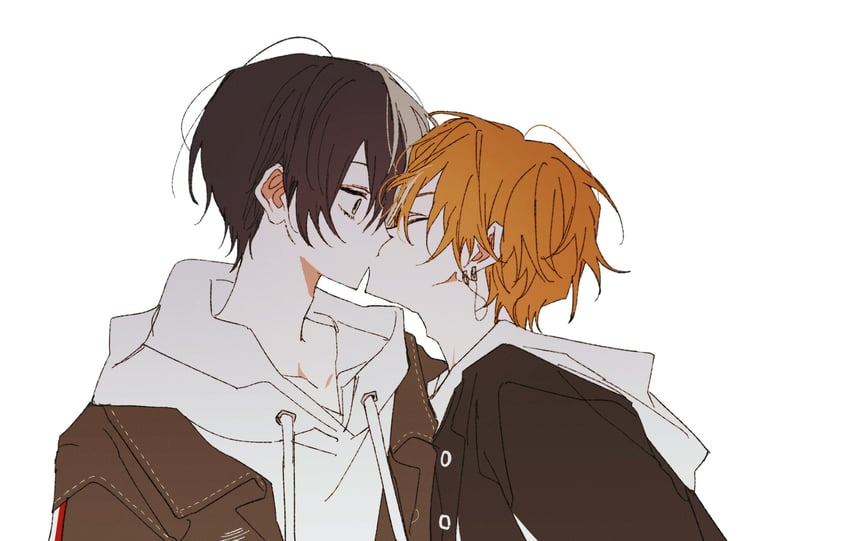 shinonome akito and aoyagi touya (project sekai) drawn by goguma_wagamja