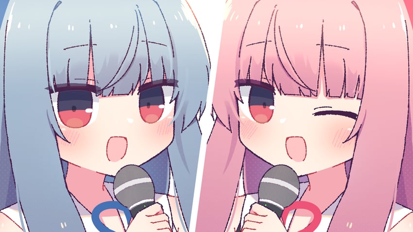 kotonoha akane and kotonoha aoi (voiceroid) drawn by hibino_000