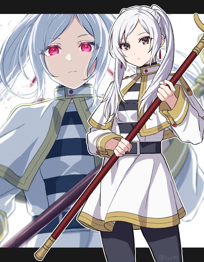 frieren and female robin (fire emblem and 2 more) drawn by shinae