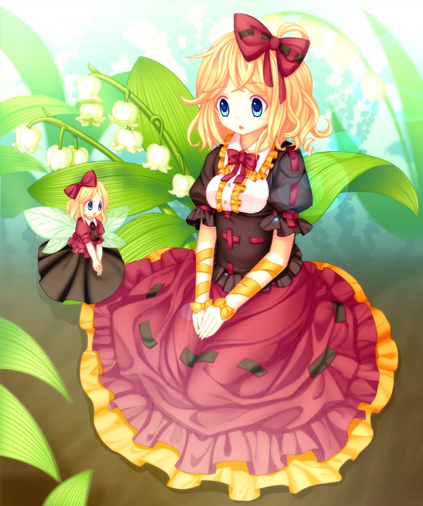 medicine melancholy and su-san (touhou) drawn by 33paradox and ringpearl