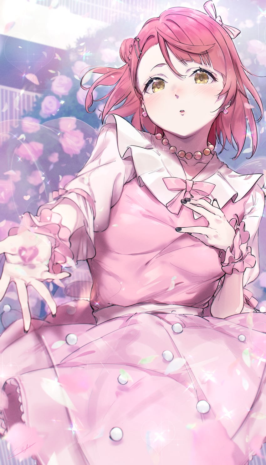 uehara ayumu (love live! and 1 more) drawn by kuzia_(atarayo)