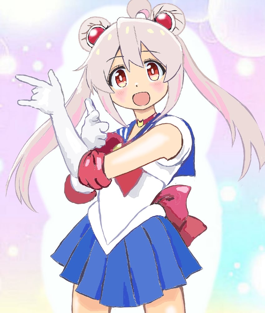 oyama mahiro and sailor moon (bishoujo senshi sailor moon and 1 more) drawn by keimizumori
