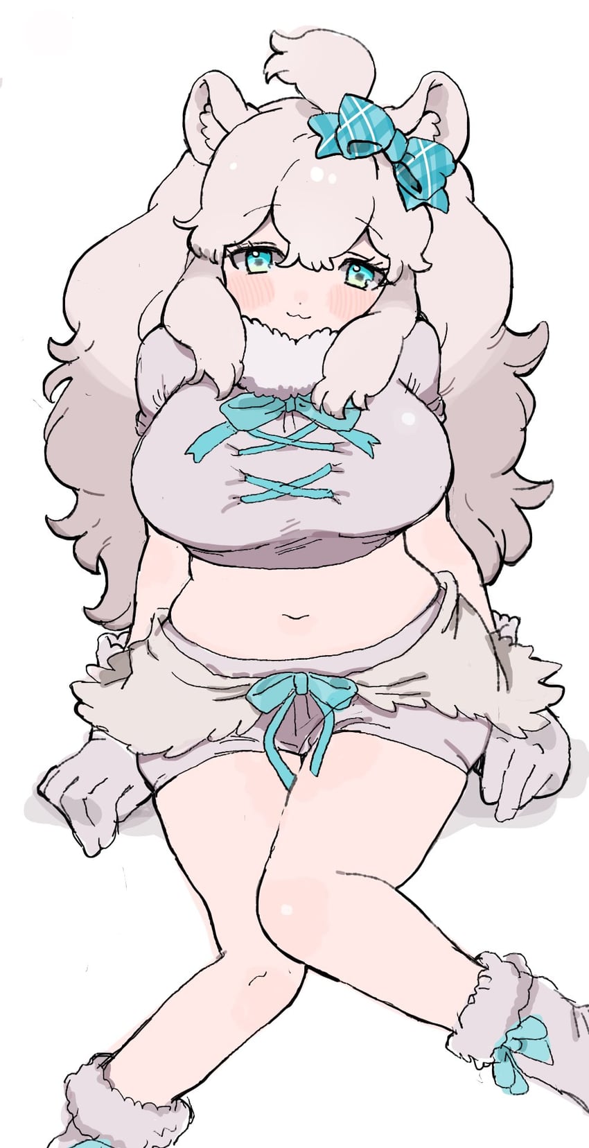 white lion (kemono friends and 1 more) drawn by 010mzam