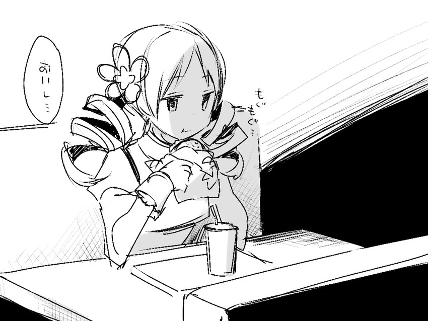 tomoe mami (mahou shoujo madoka magica) drawn by kusano_houki
