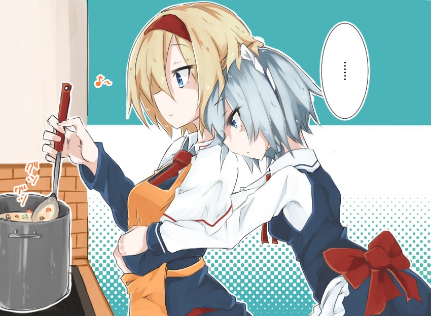 izayoi sakuya and alice margatroid (touhou) drawn by korigitsune