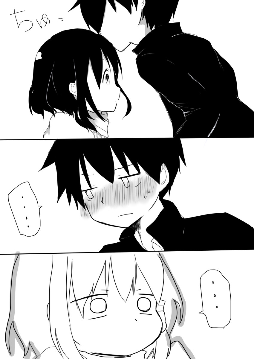 komori shuri and ootani (komori-san wa kotowarenai!) drawn by itsumi_(nana-mai)