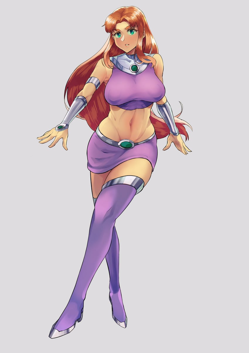 starfire (dc comics and 1 more) drawn by sonparesu