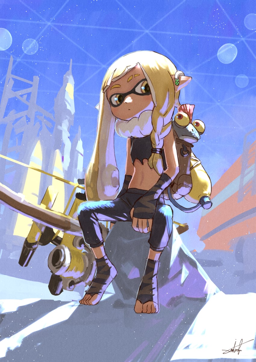 smallfry and agent 3 (splatoon and 1 more) drawn by umiroku