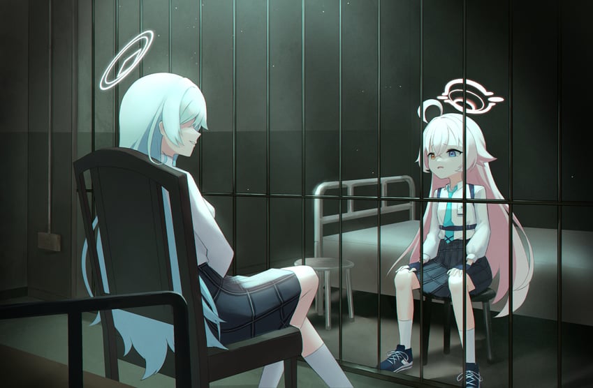 hoshino and yume (blue archive and 2 more) drawn by ziz_(pandora707)