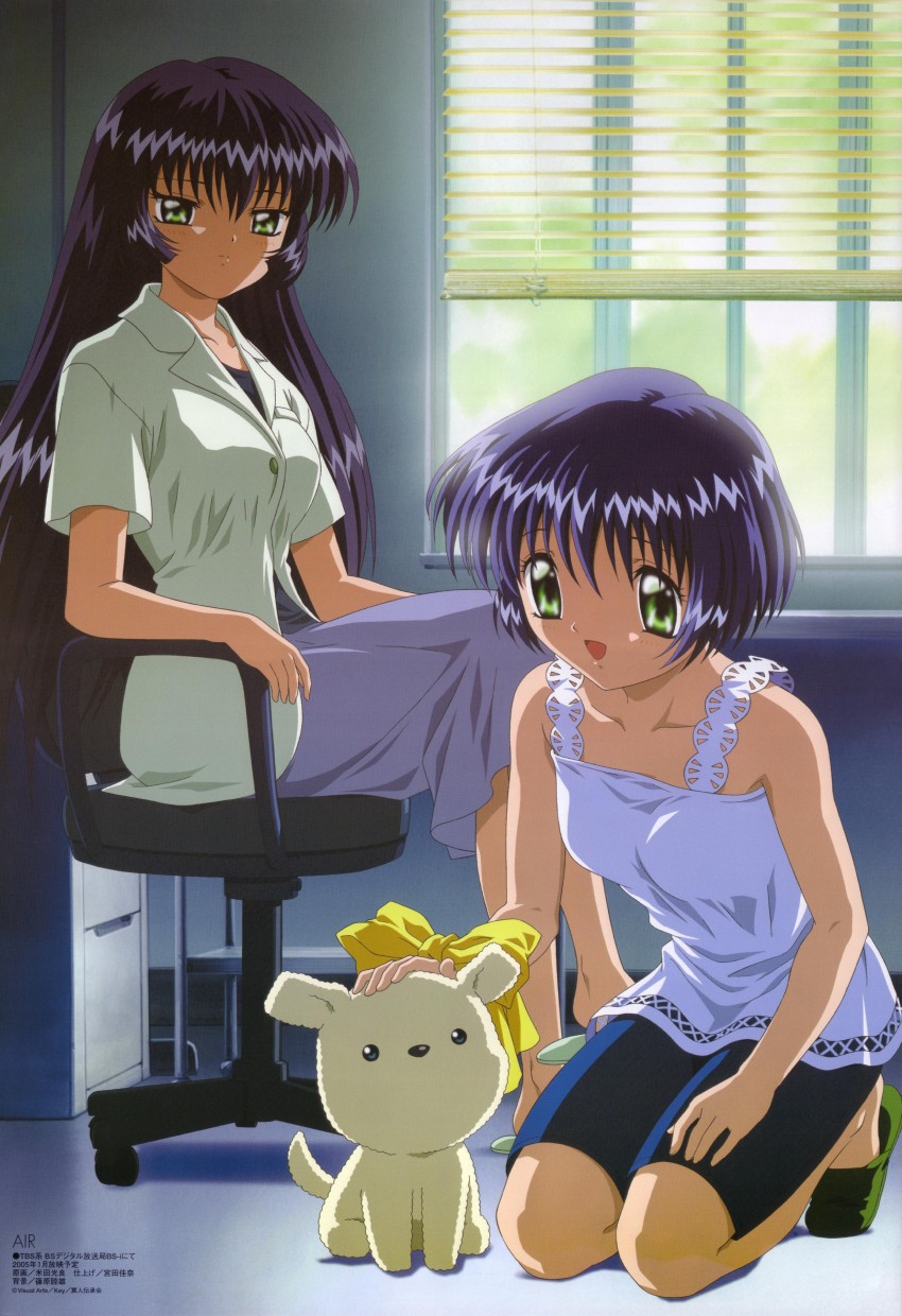 kirishima kano, potato, and kirishima hijiri (megami magazine and 1 more) drawn by yoneda_mitsuyoshi
