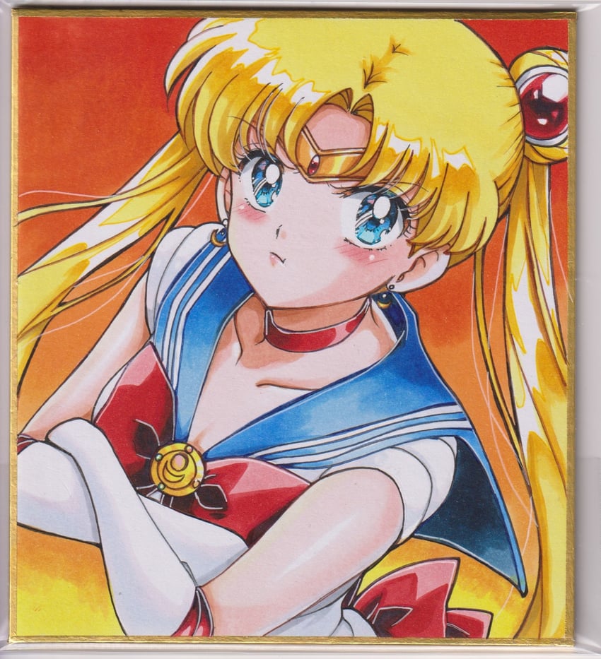 tsukino usagi and sailor moon (bishoujo senshi sailor moon) drawn by user_kztc4472