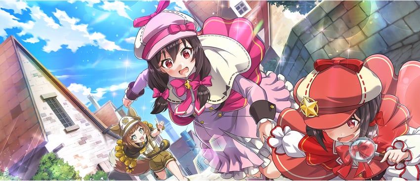 yunyun, komekko, and miia (kono subarashii sekai ni shukufuku wo! and 1 more)