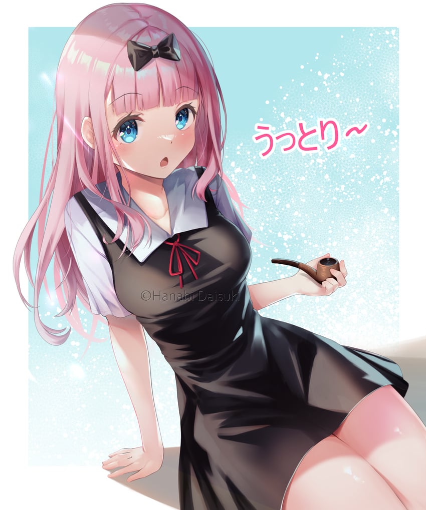 fujiwara chika (kaguya-sama wa kokurasetai ~tensai-tachi no renai zunousen~) drawn by hanabi_daisuki