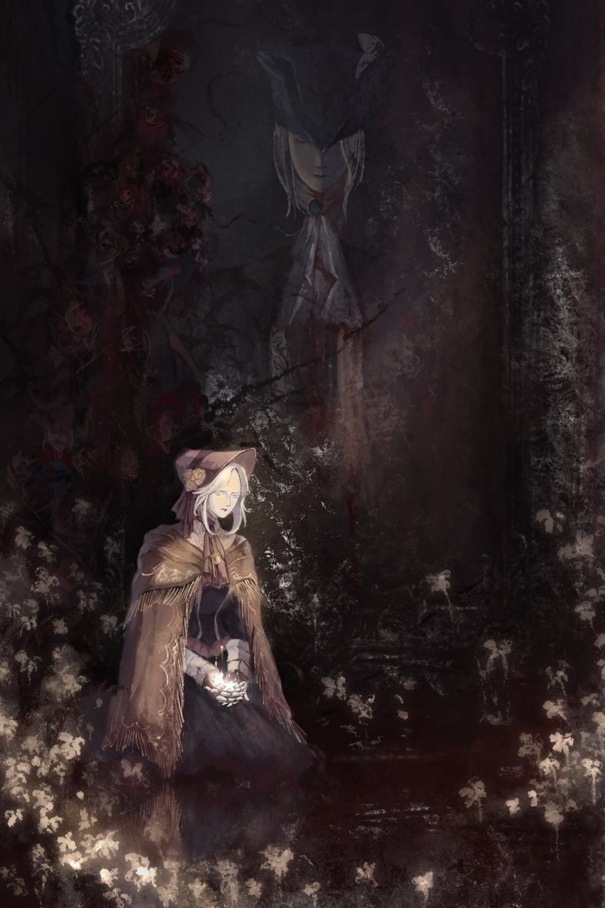 plain doll and lady maria of the astral clocktower (bloodborne) drawn by huanyan420112