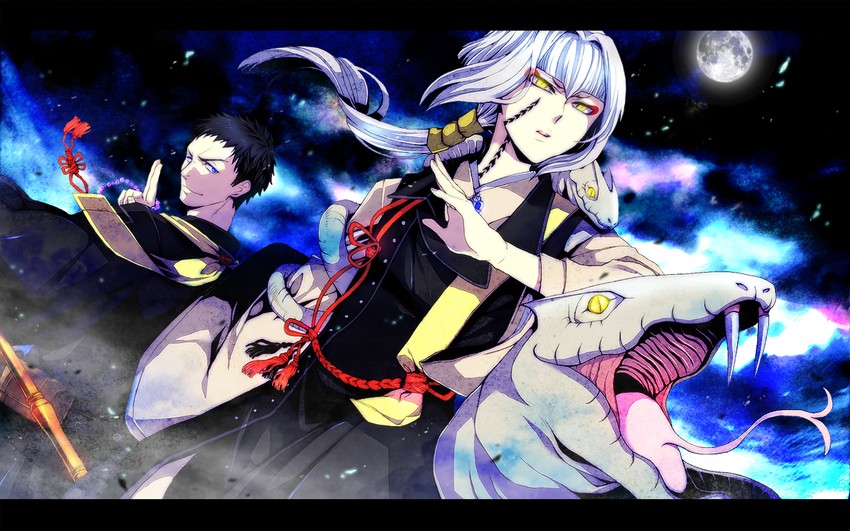 shima juuzou and houjou mamushi (ao no exorcist) drawn by tubu0215