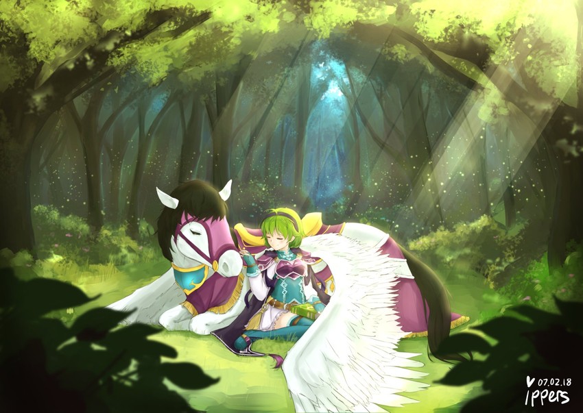 nino (fire emblem and 2 more) drawn by ippers