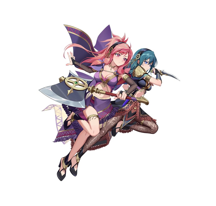 female byleth and marisa (fire emblem and 3 more) drawn by kainown