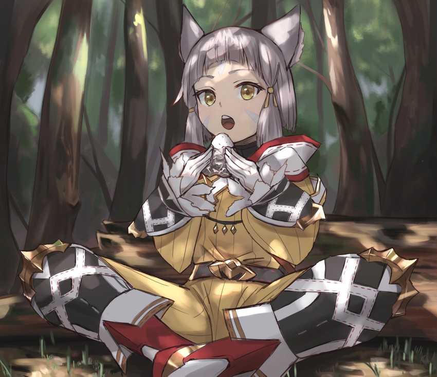 nia (xenoblade chronicles and 1 more) drawn by maachi_(fsam4547)
