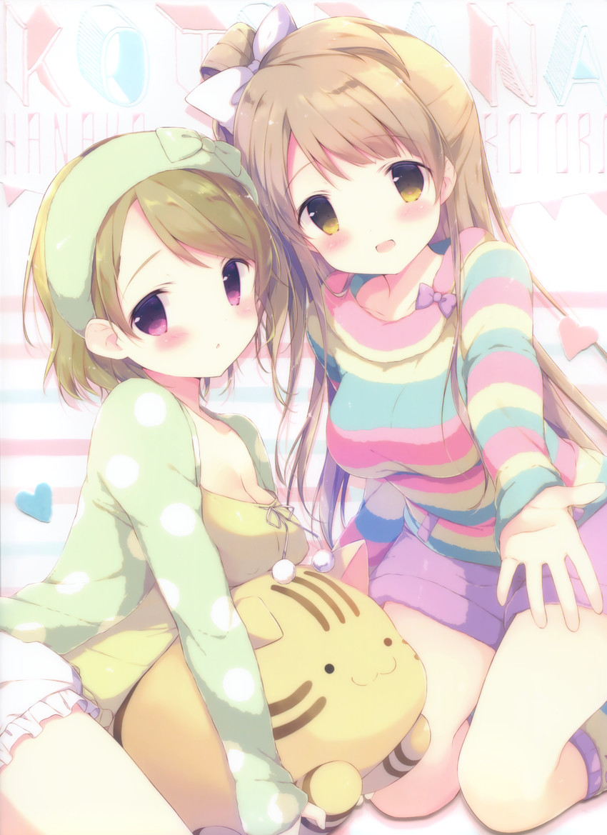 minami kotori and koizumi hanayo (love live! and 1 more) drawn by shiratama_(shiratamaco)