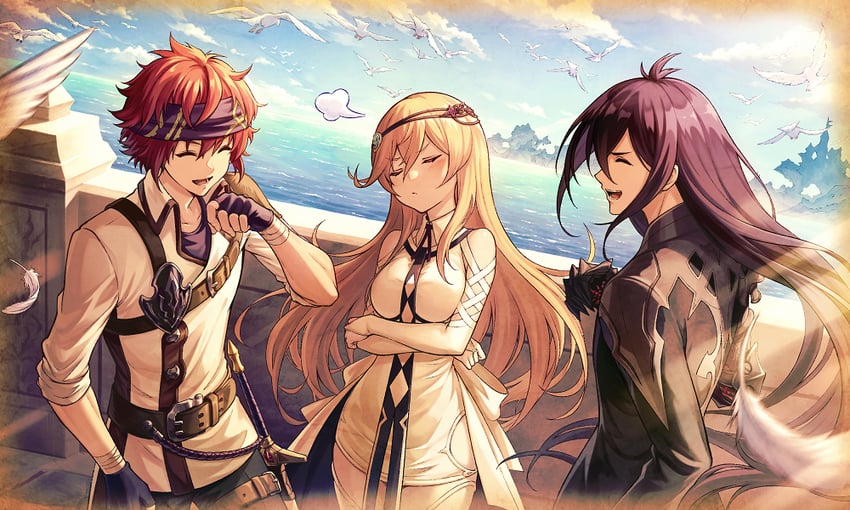 dias, logi crowley, and agatha (ta ga tame no alchemist)