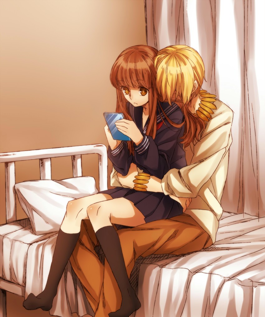 kishinami hakuno and gilgamesh (fate and 2 more) drawn by nagiko_(mangalove1111)