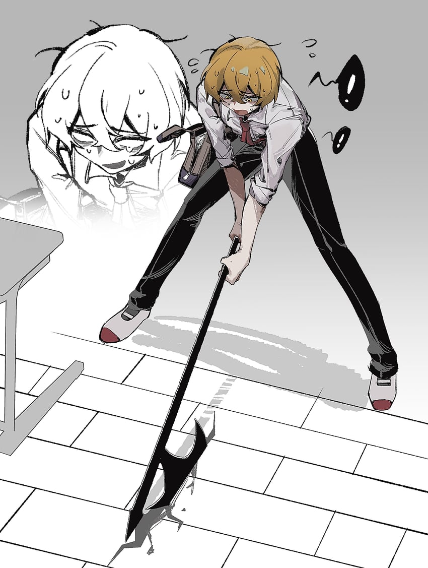 sinclair (project moon and 1 more) drawn by sunokou