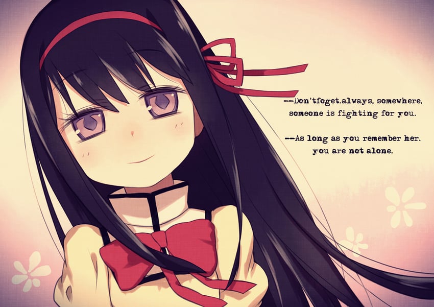akemi homura (mahou shoujo madoka magica) drawn by tank_(artist)