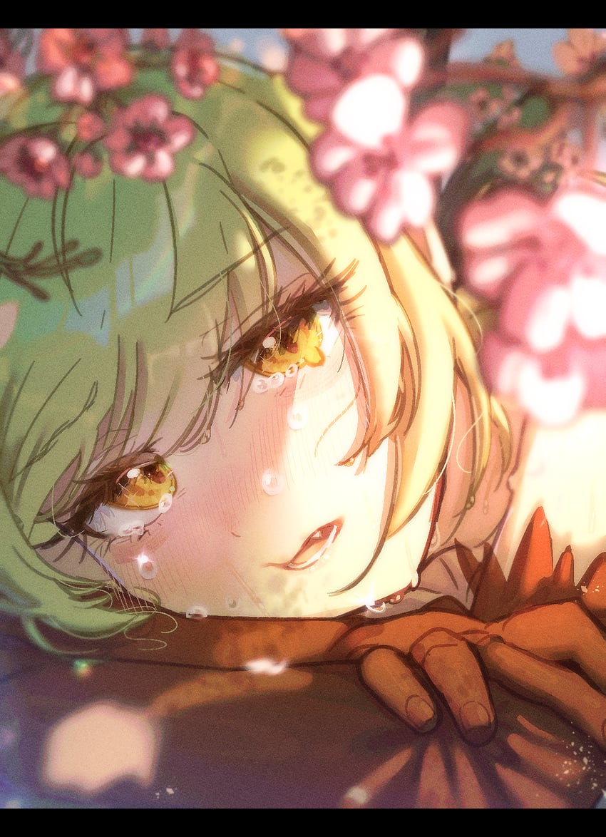 oshino shinobu and kiss-shot acerola-orion heart-under-blade (monogatari and 1 more) drawn by otaichiichi