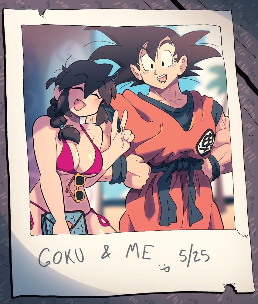 son goku and lucia (original and 1 more) drawn by scott_malin