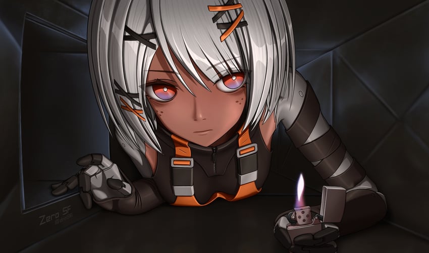 sophia and sophia: silverfang (punishing: gray raven and 1 more) drawn by zero_sf