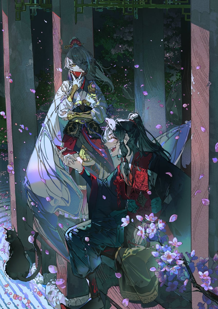 archer and zheng chenggong (fate and 1 more) drawn by mura_karuki