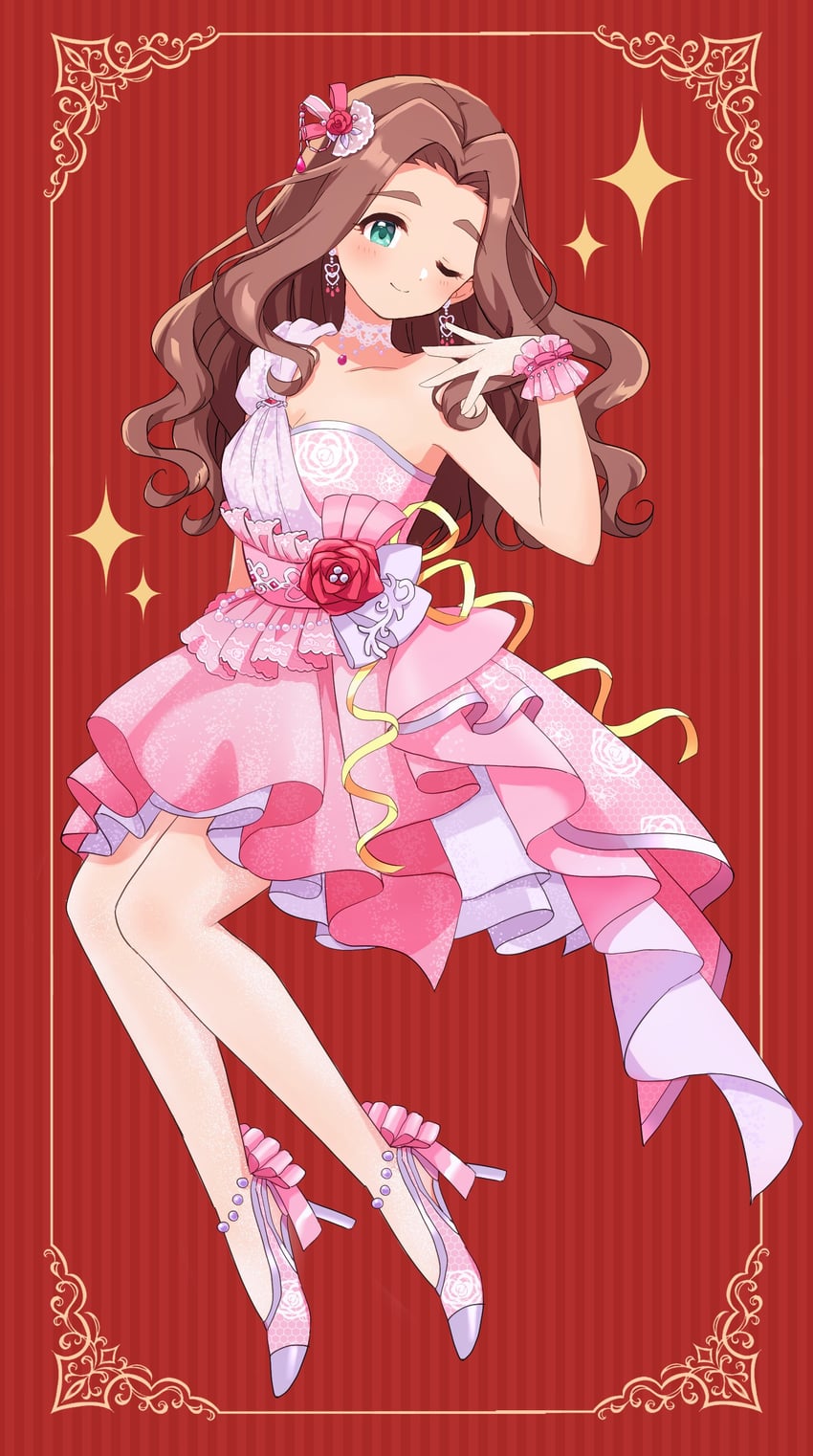 kusakabe wakaba (idolmaster and 2 more) drawn by kahiika