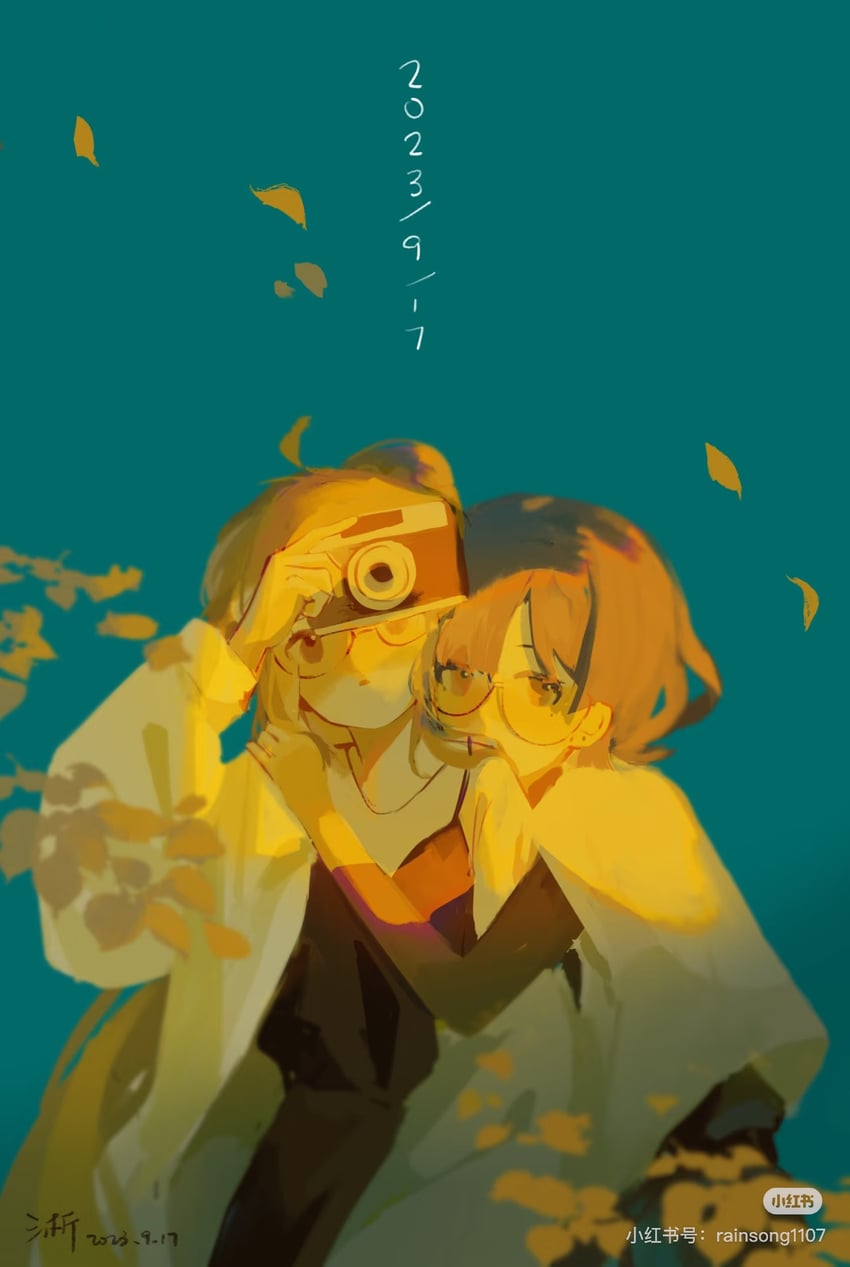 ijichi nijika and yamada ryo (bocchi the rock!) drawn by rainsong1107