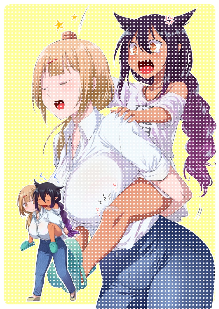 jahy and tenchou (jahy-sama wa kujikenai!) drawn by keke_(user_zech7732)