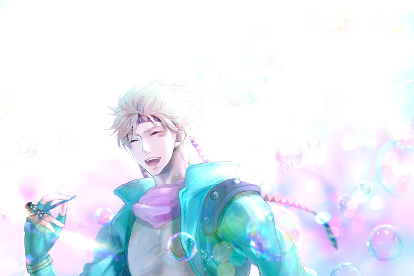 caesar anthonio zeppeli (jojo no kimyou na bouken and 1 more) drawn by rowya